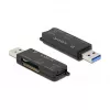 Karšu lasītājs DeLOCK SuperSpeed USB priekš SD Micro SD MS