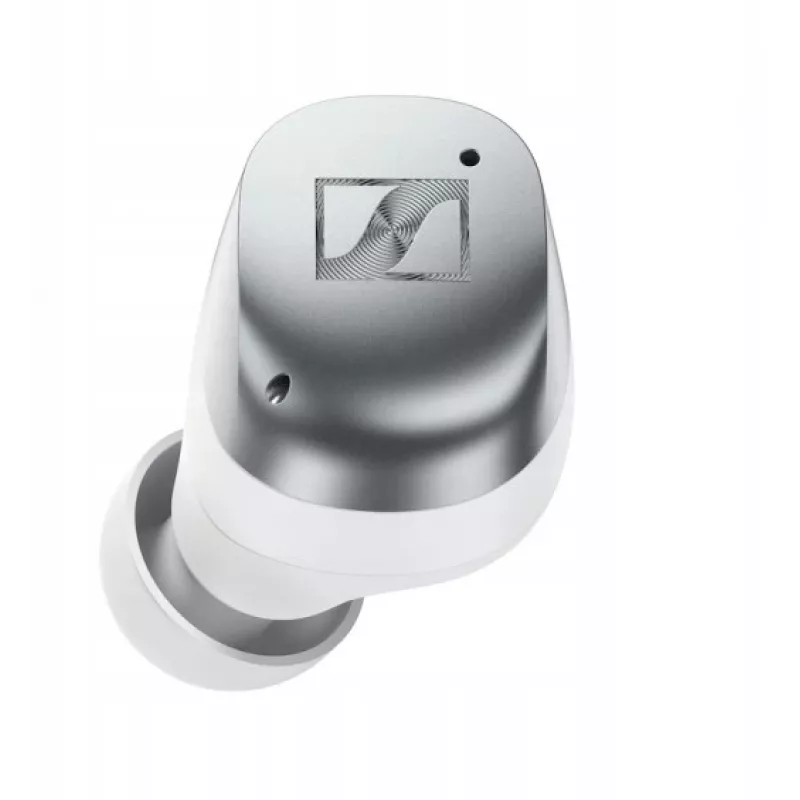 SENNHEISER Momentum MTW4 Wireless Bluetooth Noise-Cancelling Sports Earbuds - balta & Silver