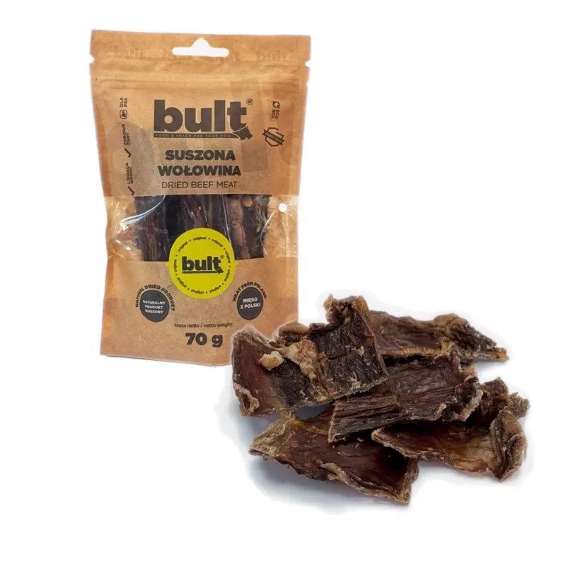 BULT Eko Dried beef našķis suņiem, 70 g