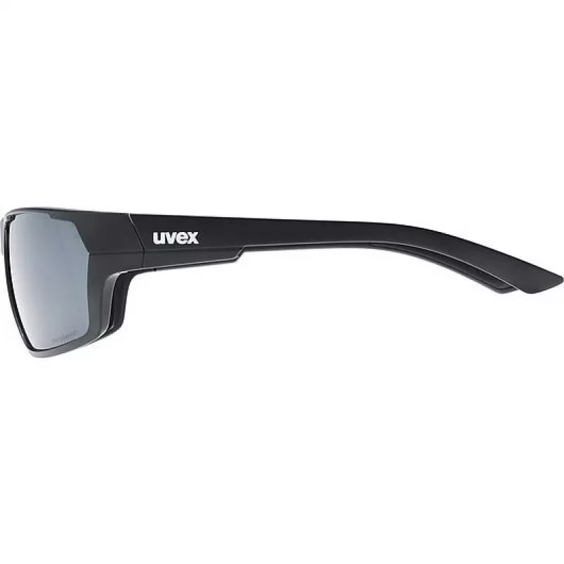 Polarizētas saulesbrilles Uvex Sportstyle 233 P - melna matēta/litemirror sudraba