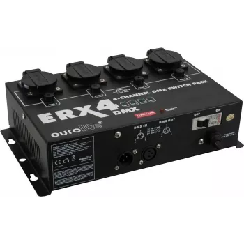 Apgaismojuma DMX slēdžu bloks EUROLITE ERX-4 4 kanālu 16A