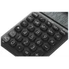 Pamata kalkulators CASIO SL-310UC-BK — 10 ciparu, ar baterijām/saules enerģiju, nodokļu un peļņas funkcijas, kabatas izmērs (70×118×8,4 mm), melns