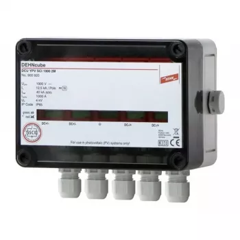 DEHN pārsprieguma aizsargs DEHNcube DCUYPV SCI1000 2MPP līdz 1000 V līdzstrāvai (900920)