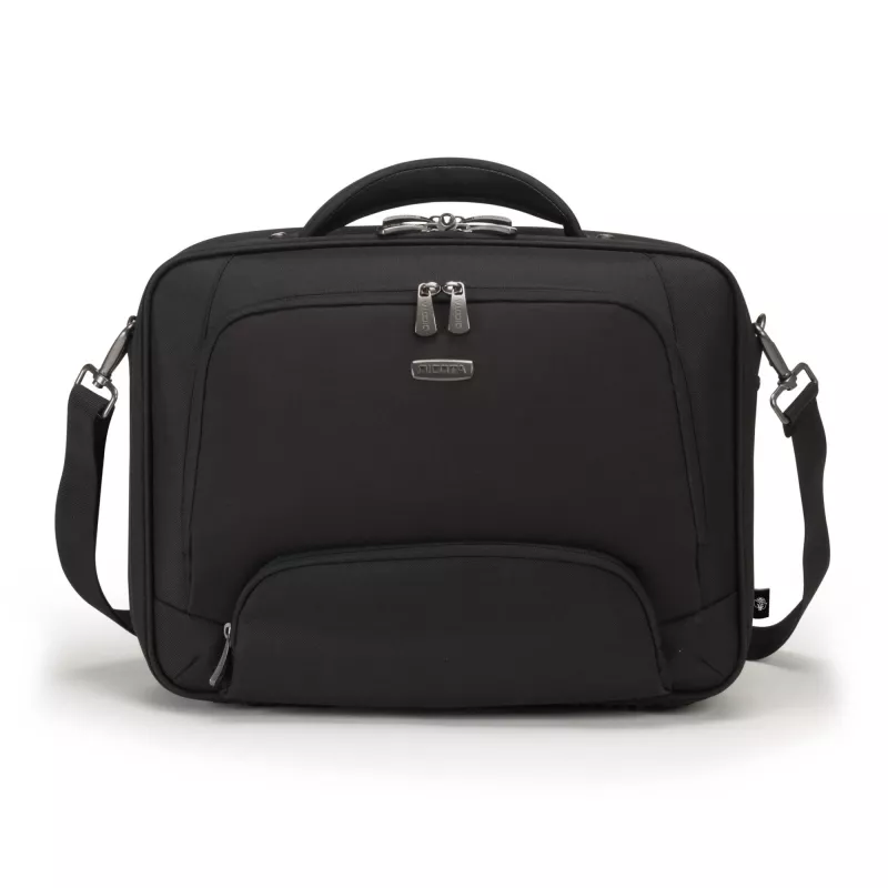 Portfelis DICOTA Eco Multi PRO 11-14.1 collas, melns, pārnēsāšanas rokturis, pleca siksna