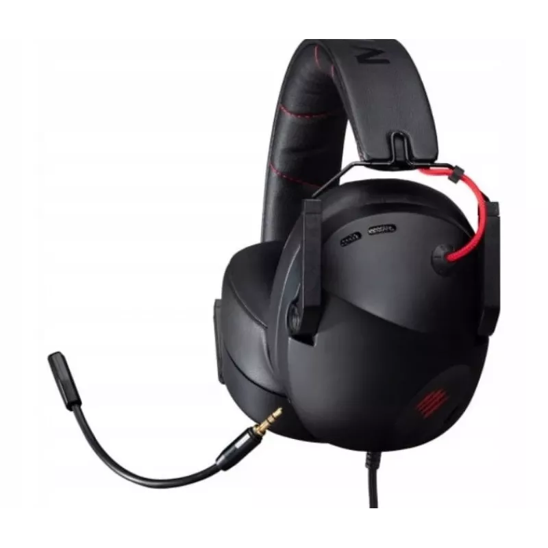 Austiņas mad-catz P.I.L.O.T. 3 — vadu binokulārās spēļu austiņas, 3,5 mm, 50 mm draiveri, 105 dB jutība, melnas