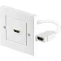 Wentronic Goobay HDMI™ sienas kontaktligzda - 1 x HDMI™ A-ligzda > 1 x HDMI™ A-ligzda (51722)