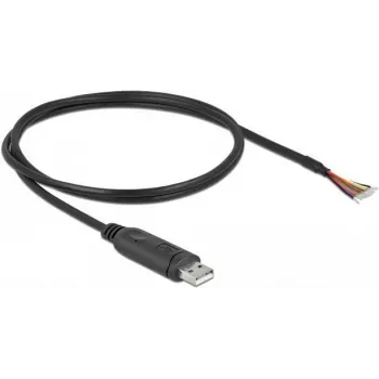 Delock - seriālais adapteris - USB2.0 - RS-232 - melns (90524)