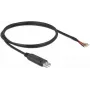 Delock - seriālais adapteris - USB2.0 - RS-232 - melns (90524)