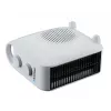 Ventilatora tipa elektriskais sildītājs BLAUPUNKT FHM301 — 2000 W, 2 pakāpju (1000/2000 W), regulējams termostats, 220–240 V, balts