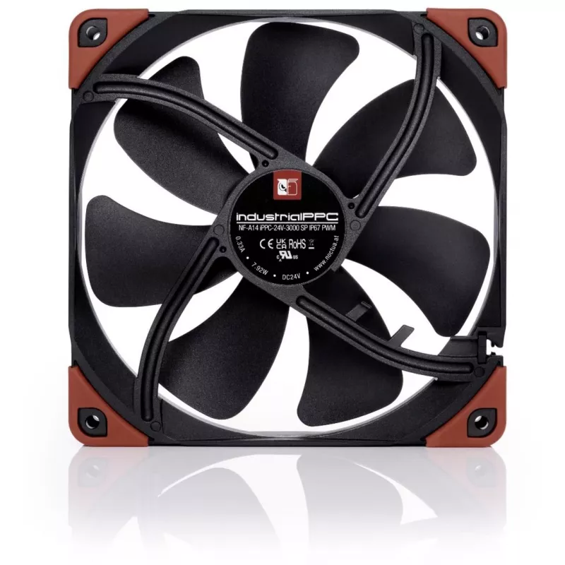 Noctua NF-A14 industrialPPC-24V-3000 SP 140mm korpusa ventilators