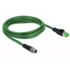 Tīkla kabelis DeLOCK 85438 RJ45 Ethernet Cat6 2m melns