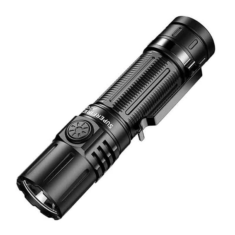 Rokas LED lukturis Superfire A20 — 1700 lm jauda, 300 m stara attālums