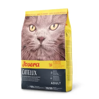 Sausā kaķu barība JOSERA Catelux pieaugušiem kaķiem pīle mājputni 2 kg — sausā barība, 32% proteīna, 20% tauku