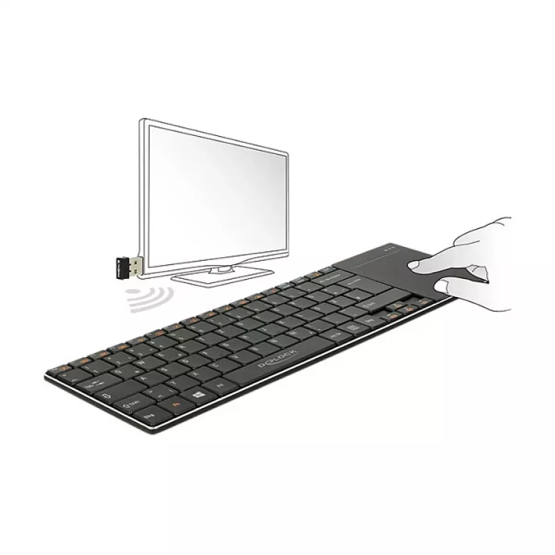 Mobilo ierīču tastatūra DeLOCK 12454