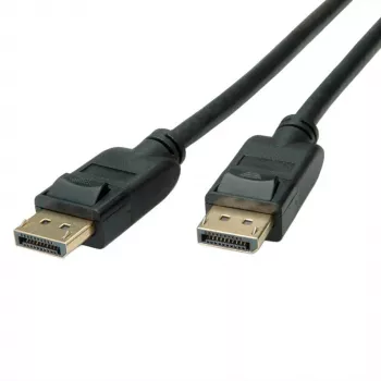ROLINE - DisplayPort kabelis - DisplayPort (M) uz DisplayPort (M) - DisplayPort 1.3 - 2 m - 4K atbalsts - melns (11.04.5811)