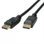 ROLINE - DisplayPort kabelis - DisplayPort (M) uz DisplayPort (M) - DisplayPort 1.3 - 2 m - 4K atbalsts - melns (11.04.5811)