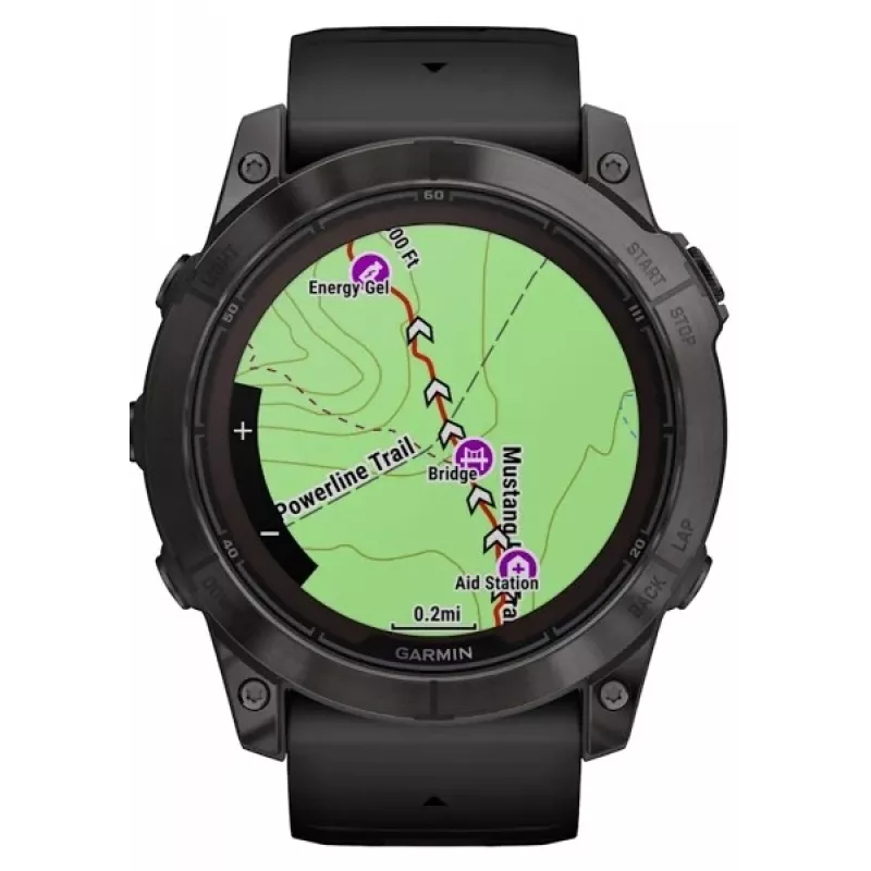 Smartwatch GARMIN fēnix 7X Pro 51 mm, 1,4 collas (3,56 cm) MIP 280×280, skārienjūtīgs, Wi‑Fi, GPS, 32 GB, melns