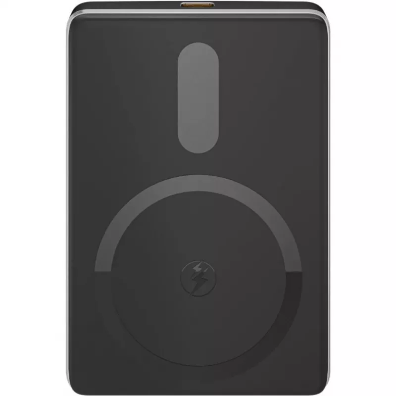 Goobay Magnetic Wireless Power Bank | 70182 | 5000 mAh | USB-C | Melns