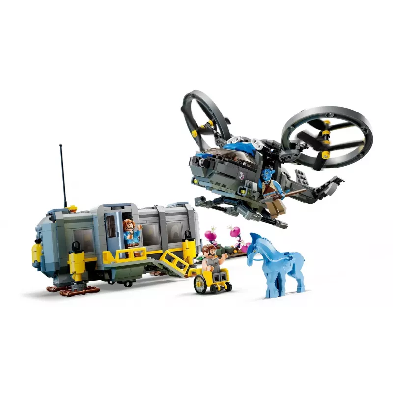 LEGO Avatar Peldošie kalni: 26. vieta un RDA Samson komplekts 75573, Daudzkrāsains