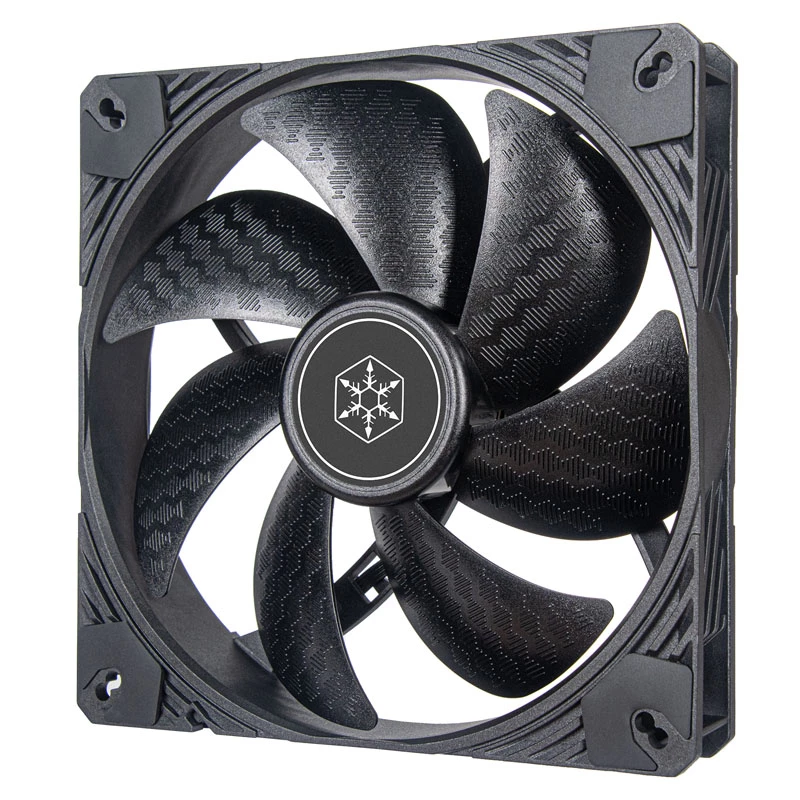 Dzesēšanas ventilators SILVERSTONE SST-SF140B 140mm melns aksiālais datora korpusa ventilators