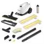 Tvaika mops Kärcher SC 3 EasyFix Plus — 1 L ūdens tvertne, 1900 W, 3,5 bāru tvaika spiediens, balts