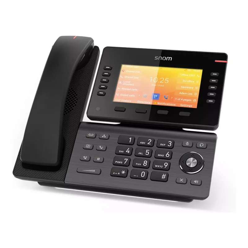 Snom D892M, IP telefons, Melns, galda/pie sienas, Linux, TFT, 12,7 cm (5 collas)