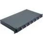 Tīkla kabelis Helos LWL 19 collu salaiduma kaste 6 x LC Duplex OM4 375557 melna