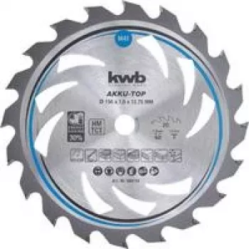 Apļveida zāģa asmens KWB 584154 15,6 cm
