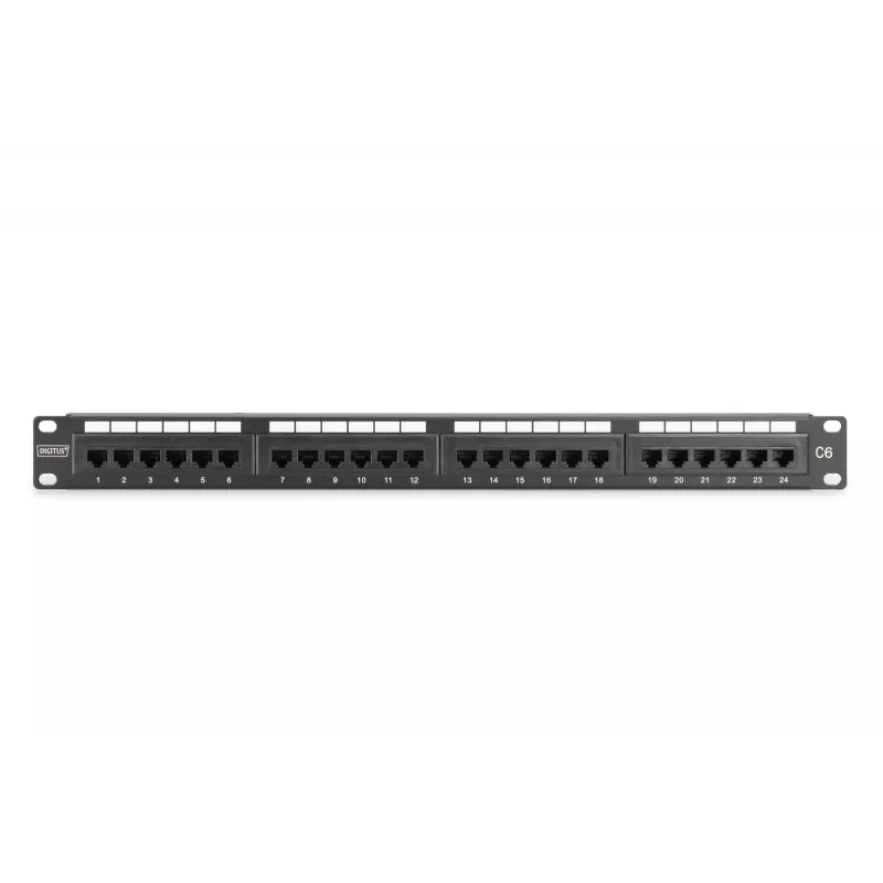 Digitus CAT 6 komutācijas panelis, neekranēts DN-91624U-CR