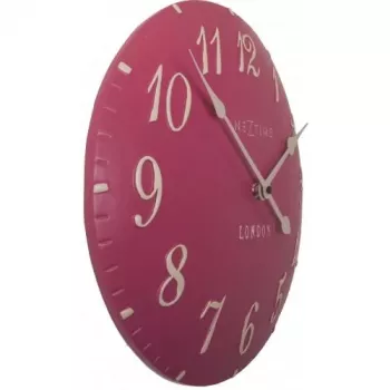 NeXtime klok 3084rz London Arabic, Ø34.5 cm, sienas, rozā/baltā krāsā