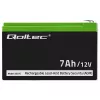Qoltec 53076 AGM akumulators | 12V | 7Ah | Drošība
