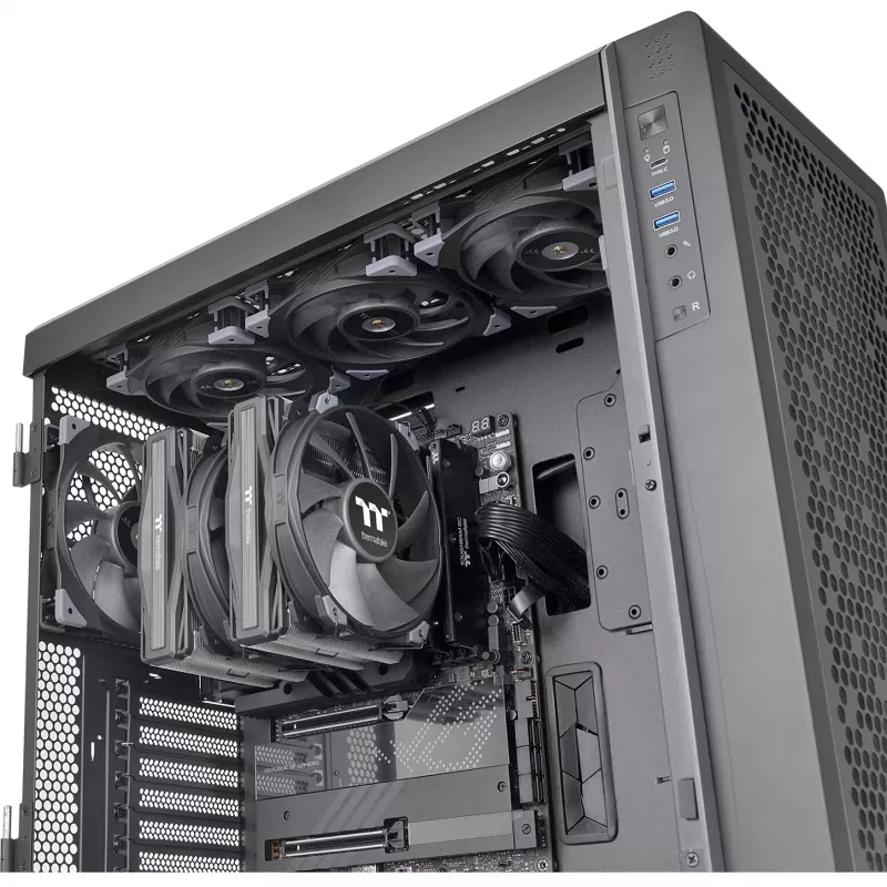Thermaltake TOUGHAIR 710 - Procesora gaisa dzesētājs - (saderīgs ar: LGA1156, LGA1155, LGA2011, LGA1150, LGA2011-3, LGA1151, AM4, LGA2066, LGA1200, LGA1700, AM5)