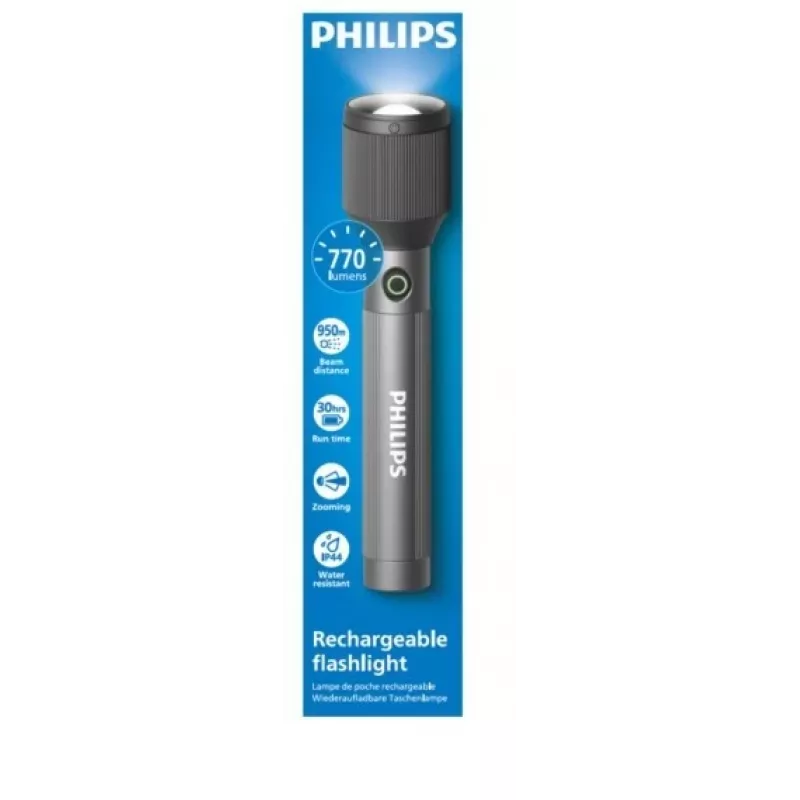 Lukturis Philips Uzlādējams USB-C 770 lm 3000 mAh