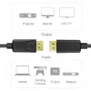 DisplayPort kabelis Unitek Y-C609BK — 3 m, vīriešu-vīriešu, melns