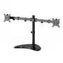 Gembird MS-D2ST-02 monitora galda statīvs (pagriežams, noliecams, grozāms), 13”-32”, melns