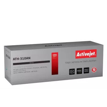Activejet ATH-310AN Toneris (aizstājējs Canon, HP 126A CRG-729B, CE310A; Premium; 1200 lpp.; melns)