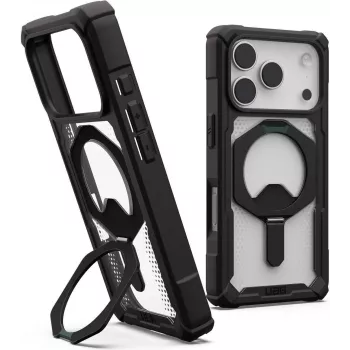 UAG Urban Armor Gear Plasma XTE MagSafe Kickstand Case | Apple iPhone 17 Pro | Melns/transparent | 11452711404G (11452711404G)