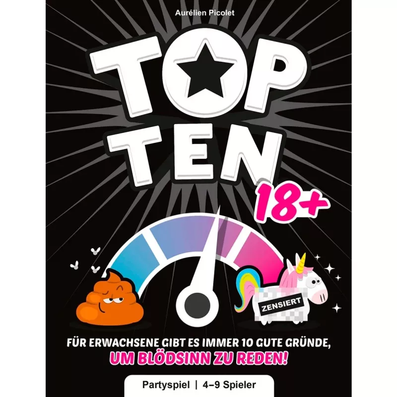 Top Ten 18+, ballīšu spēle