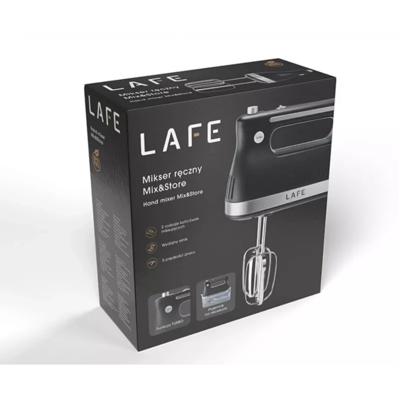 Rokas mikseris LAFE MIX & STORE 500 W Melns MB_LAFMIX47473