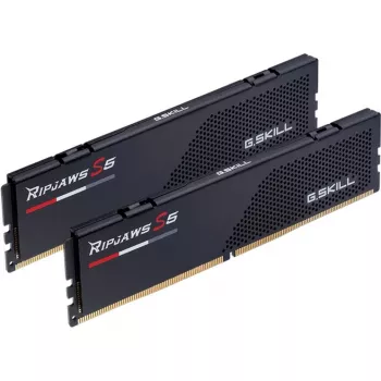 DIMM 64 GB DDR5-6000 (2x 32 GB) Dual-Kit, Memory Melns, F5-6000J3238G32GX2-RS5K, Ripjaws S5, INTEL XMP