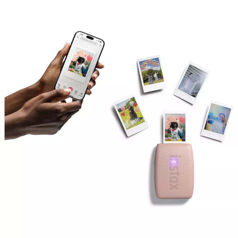 Foto printeris Fujifilm Instax Mini Link 3 rozā Bluetooth pārnēsājams momentfoto printeris