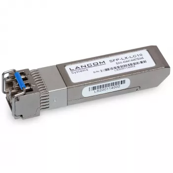 LANCOM SFP-LX-LC10 SFP+ raidītāja modulis 10GBase-LX LC vienmoda 10 km (10 gab. iepakojums)