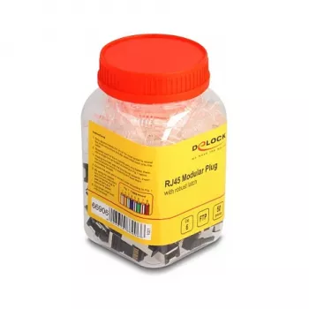 DeLOCK RJ45 Modular Plug Cat.6 50 pcs set with robust latch