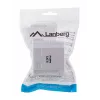 LANBERG Outlet Box RJ-45 Cat6 OU6-0002-W balta, 2 ligzdas, 30×54×57 mm