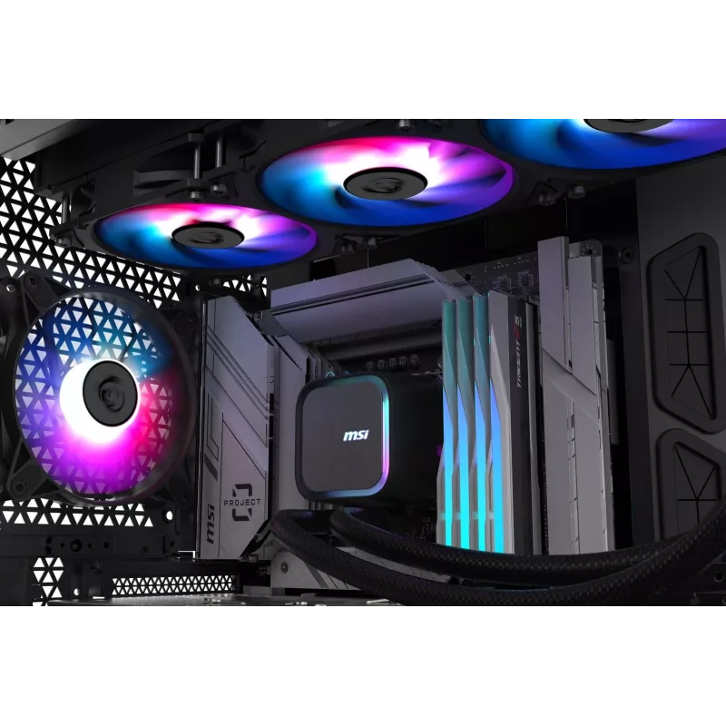 MSI MAG Coreliquid A13 360 mātesplates, procesora visaptverošs šķidruma dzesētājs 12 cm Melns 1 gab.