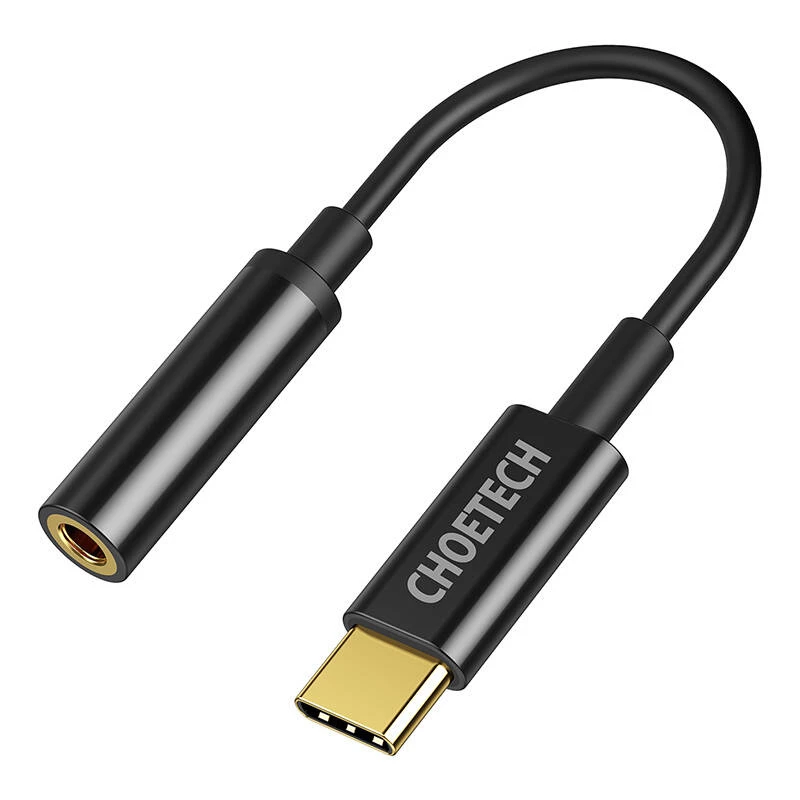 Audio adapteris CHOETECH USB Type-C (vīr.) uz 3,5 mm AUX (siev.) Modelis AUX003