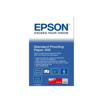 Epson standarta korektūras papīrs, 24 collas x 50 m, 205 g/m², 50 m, 61 cm, 61 cm (24 collas), pusmatēts, 200 µm, 205 g/m²
