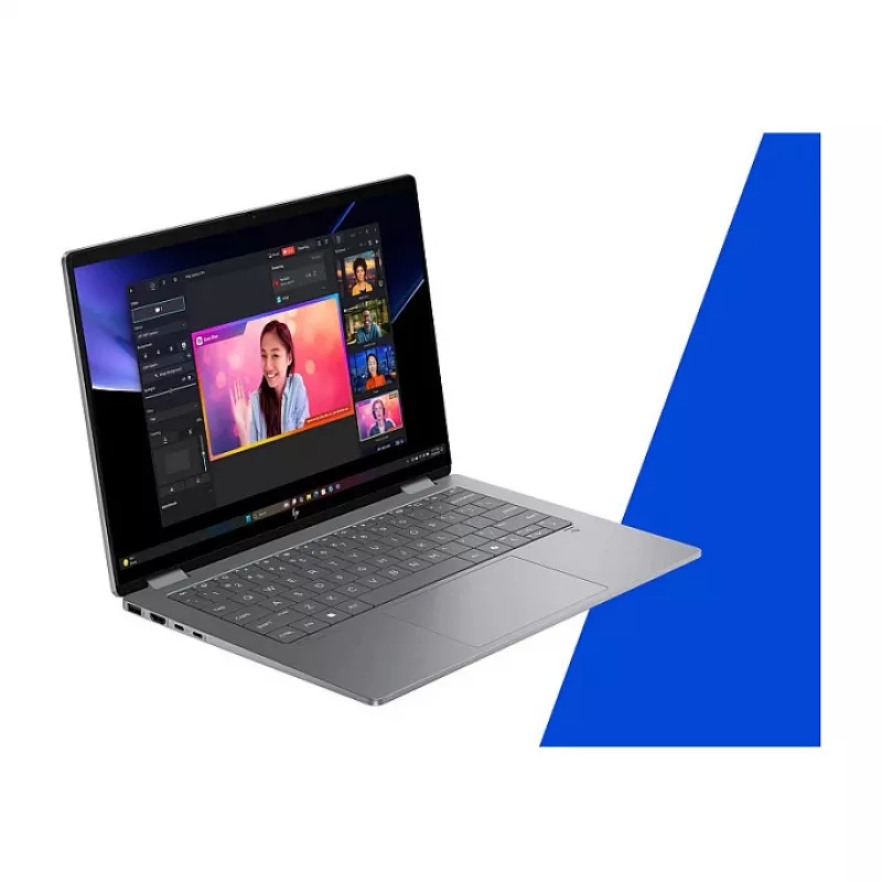 HP OmniBook X Flip Next Gen AI klēpjdators 14-fm0056ng - Flip dizains - Intel Core Ultra 5 226V / 2.1 GHz - Win 11 Home - Arc Graphics 130V - 16 GB RAM - 512 GB SSD NVMe - 35,6 cm (14)