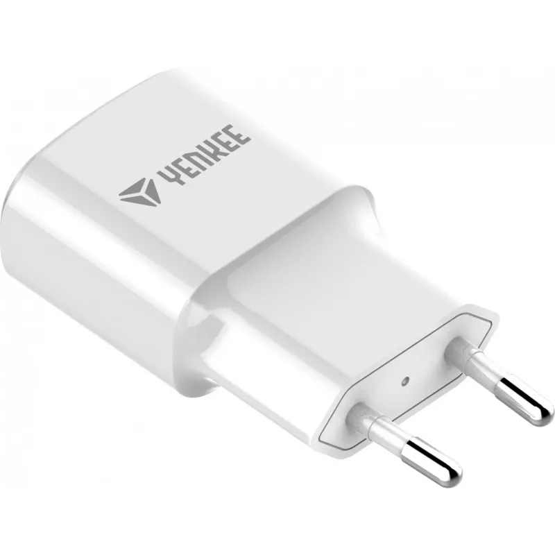 USB sienas lādētājs YENKEE YAC 2023WH 18W 3A Quick Charge 3.0