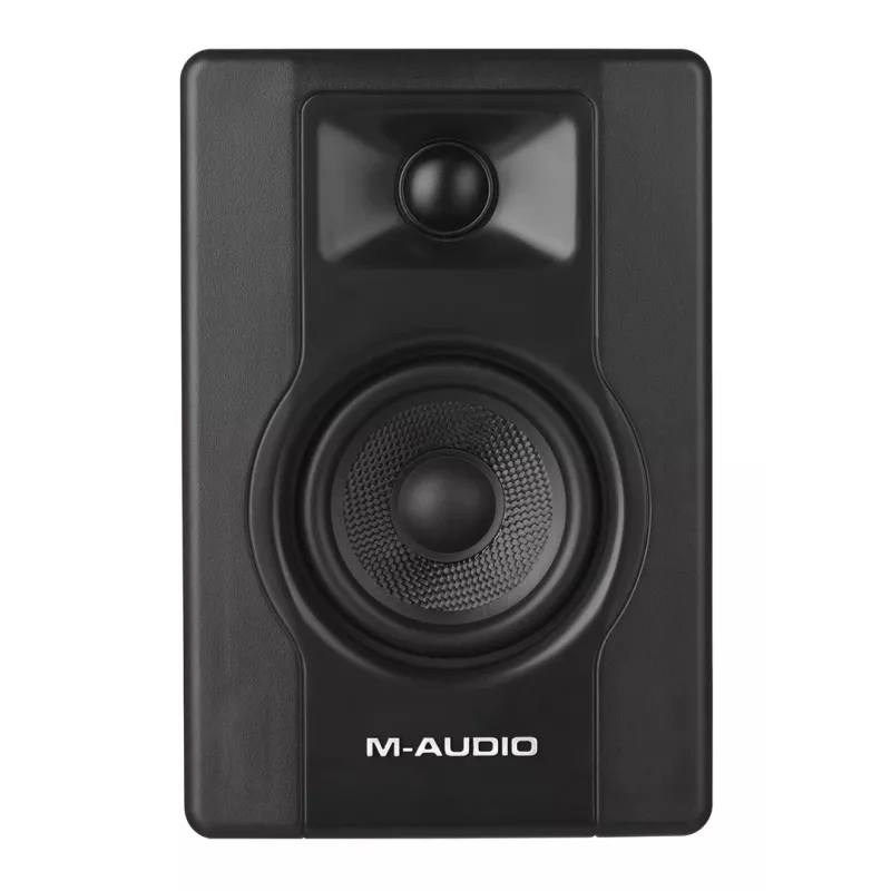 Studijas tuva lauka monitora skaļruņi M-Audio BX3 Pair BT Bluetooth bezvadu savienojums, aktīvi 3 collu zemfrekvences skaļruņi